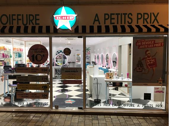 Coiffeur TCHIP Miami CHATELLERAULT 10 rue Bourbon : Prix, Horaires, Tél